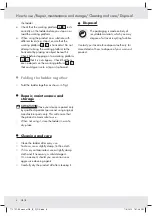 Preview for 8 page of Powerfix Profi Z30473 Assembly, Operating And Safety Instructions