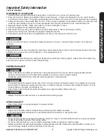 Preview for 3 page of Powermate P-RTT-196MD Operator'S Manual