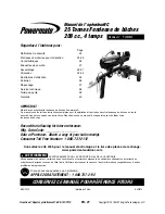 Preview for 21 page of Powermate PLS20825 Operator'S Manual