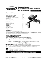 Preview for 41 page of Powermate PLS20825 Operator'S Manual