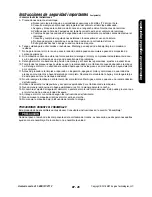 Preview for 45 page of Powermate PLS20825 Operator'S Manual