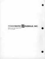 Preview for 32 page of Powermatic 100 Maintenance Instructions And Parts List