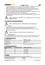 Preview for 10 page of Powerplus POWX075710S Manual