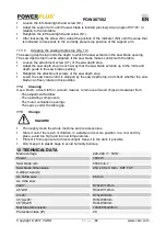 Preview for 18 page of Powerplus POWX07582 Manual