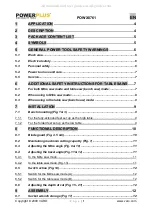 Preview for 1 page of Powerplus POWX0761 Manual