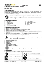 Preview for 2 page of Powerplus POWX1183 Manual