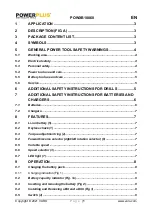 Powerplus POWXB10060 Manual preview