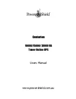 PowerShield Centurion 10000 VA User Manual preview