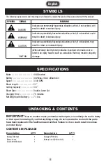 Preview for 8 page of PowerSmith PHT140 Operator'S Manual