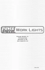 Preview for 16 page of PowerSmith PWL2150TS Operator'S Manual