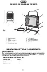 Preview for 11 page of PowerSmith PWLS150H Operator'S Manual