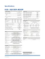 Preview for 82 page of powersoft K2 DSP+AESOP, K3 DSP+AESOP Quick Manual