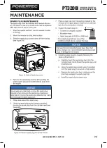 Preview for 24 page of PowerTec PT3200i Operating Instructions Manual