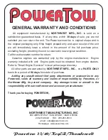 Preview for 14 page of Powertow 35 EZ Owner'S Manual