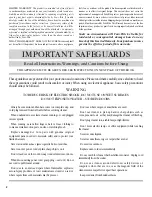 Preview for 2 page of Powr-Flite PF2004 Instructions For Operation And Care