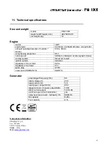 Preview for 62 page of Pramac Powermate PMi1000 User Manual