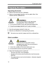 Preview for 50 page of Prebena 1GP-A16 Operating Instructions Manual