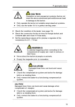 Preview for 52 page of Prebena 1GP-A16 Operating Instructions Manual