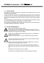 Preview for 6 page of Prebena PKT-fillmaster 350 Operating And Maintenance Instructions Manual