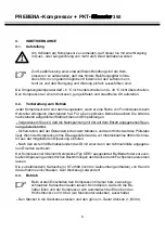 Preview for 8 page of Prebena PKT-fillmaster 350 Operating And Maintenance Instructions Manual