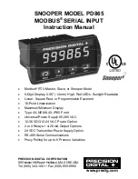 Preview for 1 page of PRECISION DIGITAL PD865 Instruction Manual