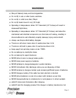 Preview for 3 page of Precision Drone Pacesetter 2015 User Manual