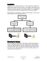 Preview for 8 page of Preco PreView WD7102 Operating Manual