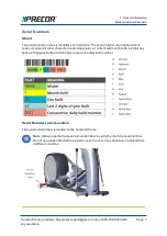 Preview for 15 page of Precor Experience EFX800-16 Base Service Manual