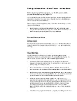 Preview for 2 page of Precor M9.20 Owner'S Manual