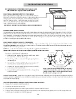 Preview for 17 page of Premier Range ECS2X0BP Use And Care Manual And Installation Instructions