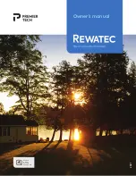 PREMIER TECH Rewatec Ecoflo EC-2.8 Owner'S Manual preview