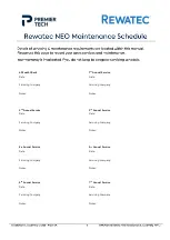 Preview for 9 page of PREMIER TECH Rewatec NEO Installation And Assembly Manual