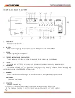 Preview for 11 page of Premier BB-5123USBTB Instruction Manual