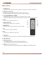 Preview for 13 page of Premier BB-5123USBTB Instruction Manual