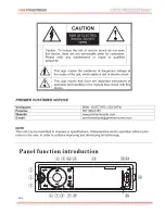 Preview for 2 page of Premier SCR-5381USDR Instruction Manual