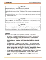 Preview for 4 page of Premier TV-5147LSM Instruction Manual