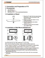 Preview for 8 page of Premier TV-5147LSM Instruction Manual