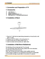 Preview for 8 page of Premier TV-5297LEDC Instruction Manual