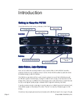 Preview for 4 page of Presentation Switchers PS190 Programmer'S Manual