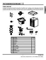 Preview for 5 page of Presenza QL058 Installation Manual And User'S Manual