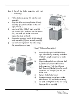 Preview for 19 page of President's Choice NG 903455 Assembly Instructions Manual