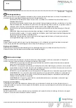 Preview for 4 page of Pressalit Care 5708590358857 Mounting Instruction