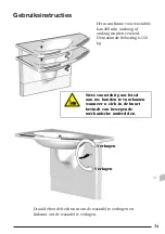 Preview for 71 page of Pressalit Care MATRIX R2120 Operation And Maintenance Manual