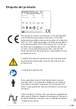 Preview for 119 page of Pressalit Care PLUS R4750 Operation And Maintenance Manua