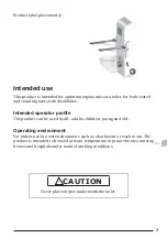 Preview for 7 page of Pressalit Care R1081 Operation And Maintenance Manual