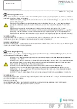 Preview for 3 page of Pressalit Care R7454 Mounting Instruction