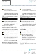 Preview for 3 page of Pressalit Care R7470 Mounting Instruction