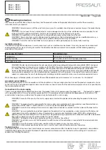 Preview for 3 page of Pressalit 5708590338286 Mounting Instruction