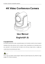 Prestel 4K-PTZ412A User Manual preview