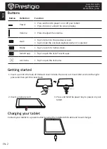 Preview for 2 page of Prestigio MultiPad PMP7079D3G QUAD Quick Start Manual